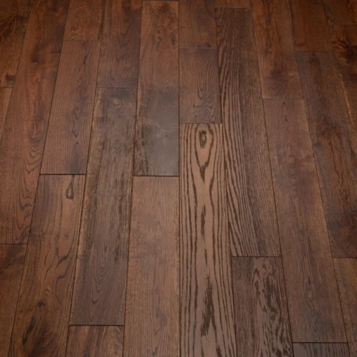 Laon Engineered Oak Wood Flooring (Whiskey Oak) - Laon Smokey Brushed Lacquered 2