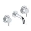Neo Chrome Wall Mounted Basin Mixer - Image 2