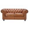 Leather Studded Chesterfield Sofa classic luxurious design