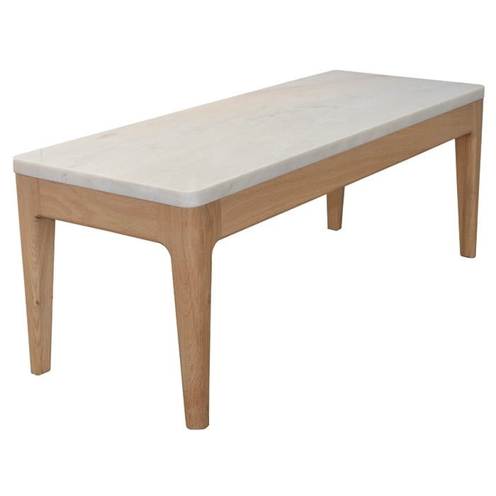 Don-Oak Coffee Table with Marble Top - Don Oak Mable Table 1
