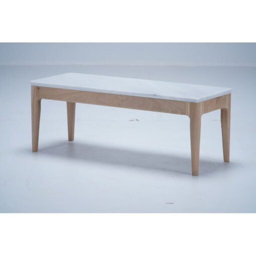 Don-Oak Coffee Table with Marble Top - Don Oak Mable Table 2