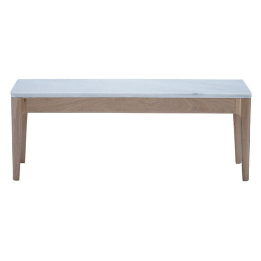 Well designed oak coffee table with a marble top for your living room contemporary piece of furniture