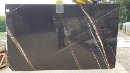 Sahara Noir Polished Marble Slab - Image 3