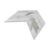 Calacatta Oro Honed & Polished Marble Chevron Mosaic Tile - Image 2