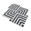 Carrara C & Nero Marquina Mosaic Tile - Image 2